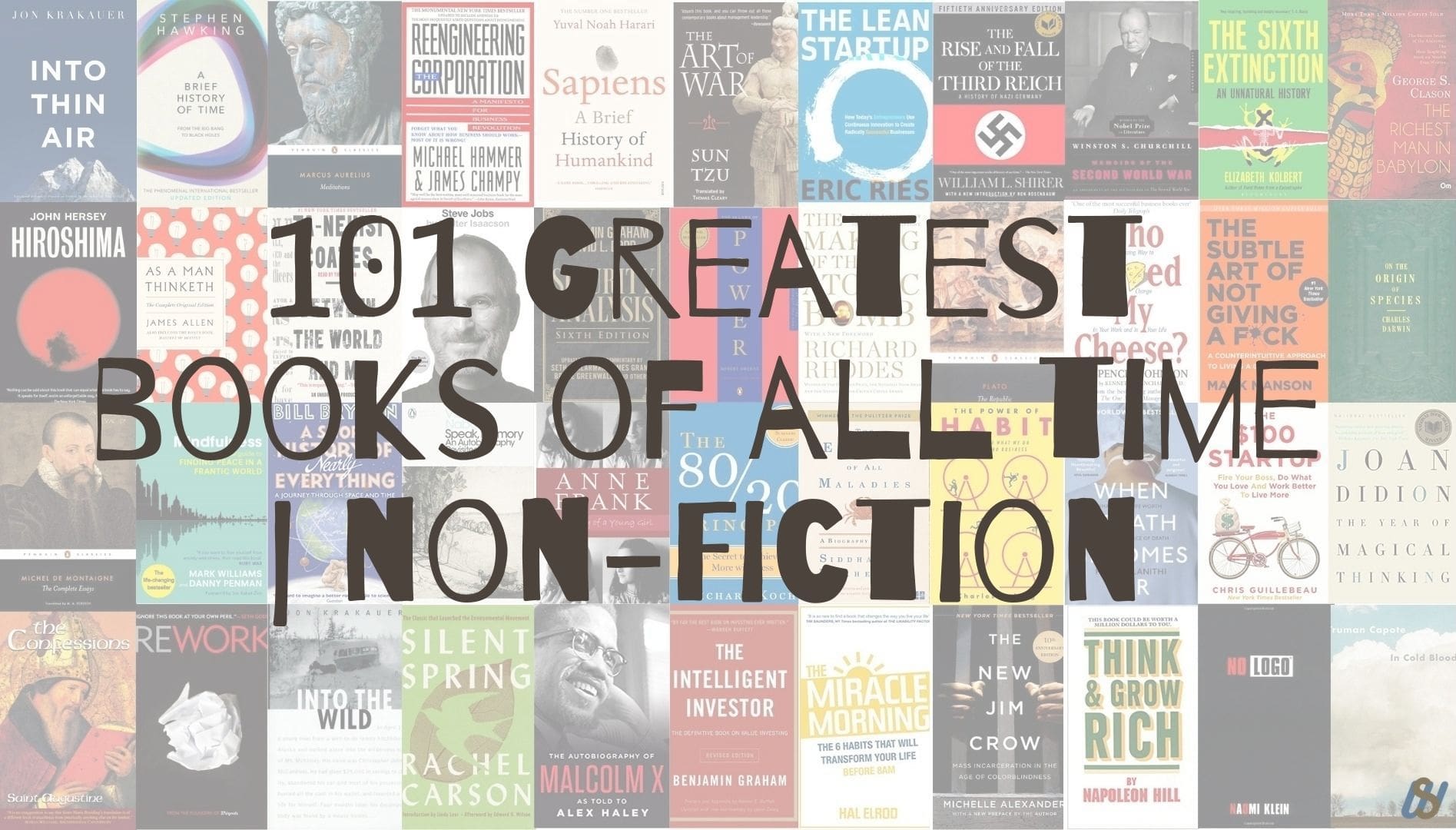 101 Greatest books of all time NonFiction Our SW